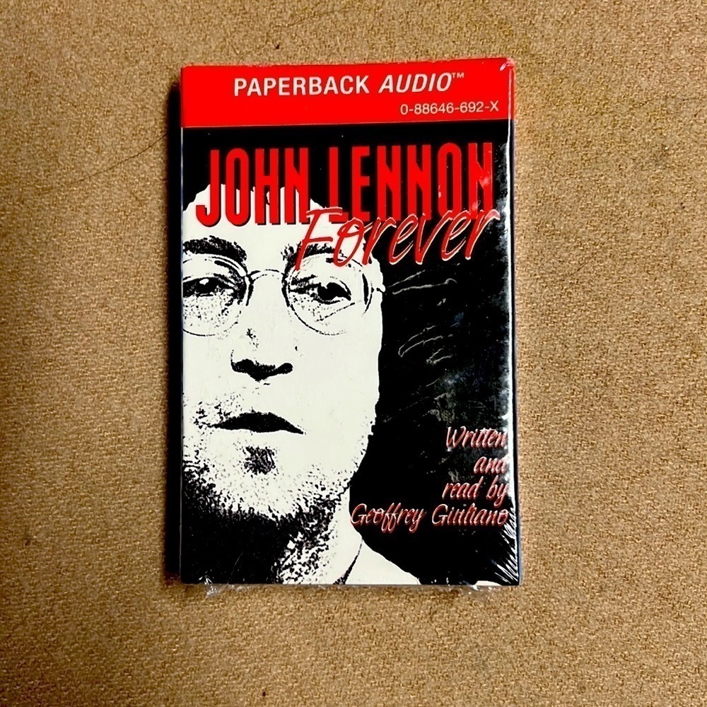Vintage - John Lennon forever - NEW- Paperback Audio Cassette Tape
